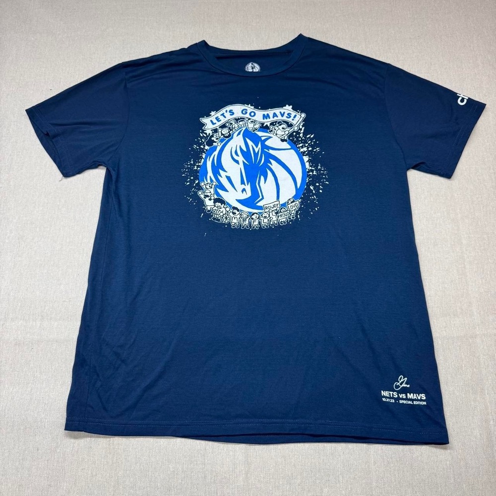 Dallas Mavericks Let's Go Mavs Special Edition T-Shirt XL Basketball